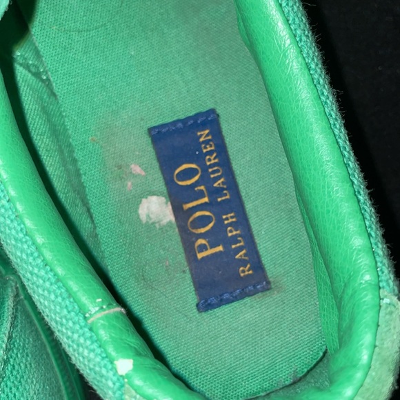 Men’s POLO RALPH LAUREN Sneakers Green Sz 11 - Picture 4 of 8